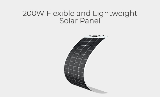 200 Watt 12 Volt Flexible and Lightweight Monocrystalline Solar Panel
